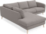 Madison - 2-sits soffa med divan vänster - Grå
