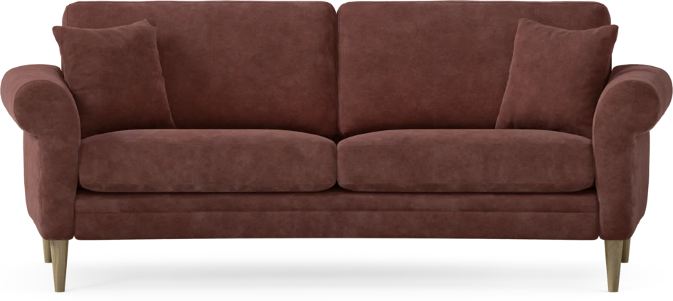 Eden - 2,5-sits soffa svängd - Röd