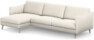 Madison Lux - 3-sits soffa med schäslong vänster - Vit