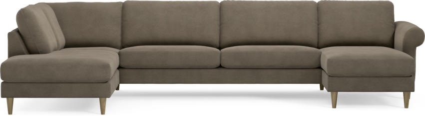 Bridge - 3-sits soffa med divan vänster och schäslong höger - Beige