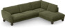 Madison Lux - 3-sits soffa med divan höger - Grön