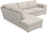 Friday - 2,5-sits soffa med divan vänster - Grå