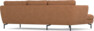 Madison Lux - 2-sits soffa med schäslong vänster - Orange