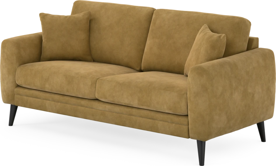 Eden - 2,5-sits soffa - Gul