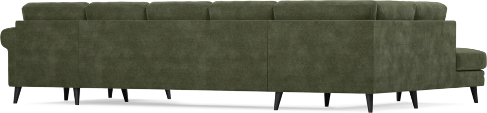 Eden - 3-sits soffa med divan vänster och schäslong höger - Grön