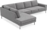 Sierra - 3-sits soffa med divan vänster - Grå