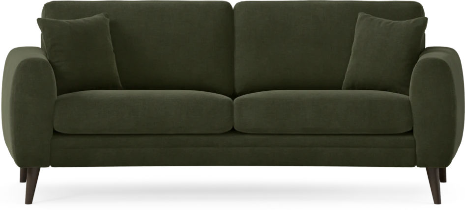 Eden - 2,5-sits soffa svängd - Grön