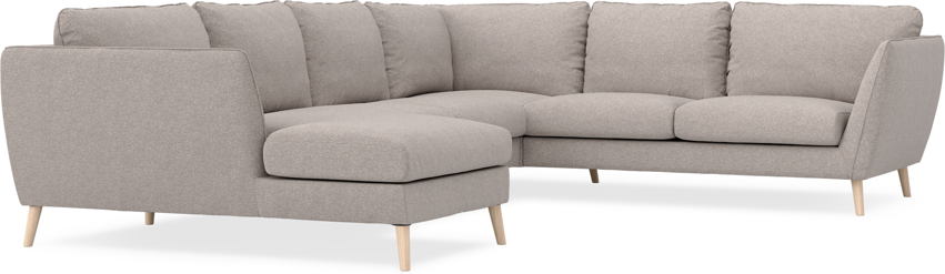Madison - Hörnsoffa med schäslong vänster - Beige