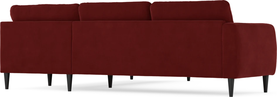 Bridge - Hörnsoffa, 2+2-sits - Röd