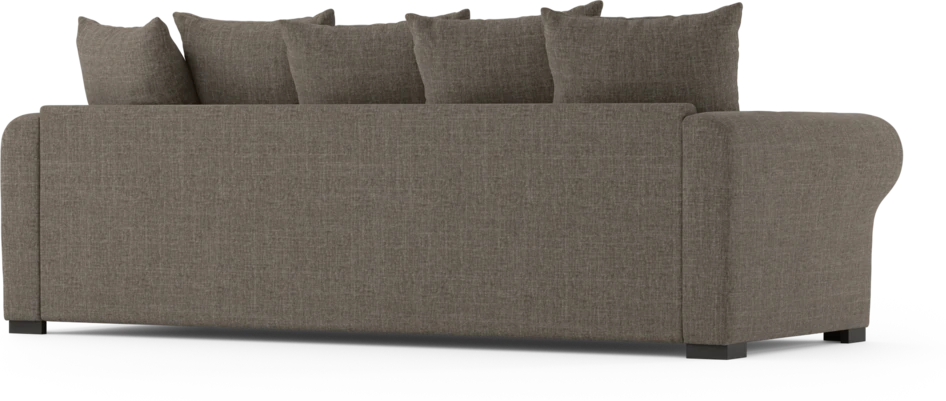 Town - 4-sits soffa - Brun