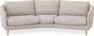 Madison - 3-sits soffa svängd, 90 cm - Grå