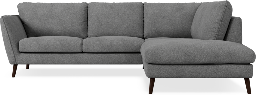 Madison - 2-sits soffa med divan höger - Vit