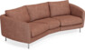 Madison - 3-sits soffa svängd, 70 cm - Röd