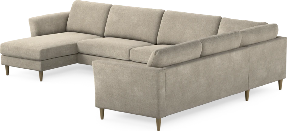 Bridge - Hörnsoffa, 3+2-sits med schäslong vänster - Beige