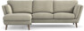 Madison Lux - 2-sits soffa med schäslong vänster - Beige