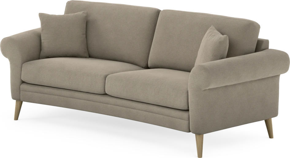 Eden - 2,5-sits soffa svängd - Beige