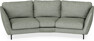 Madison - 3-sits soffa svängd, 70 cm - Turkos