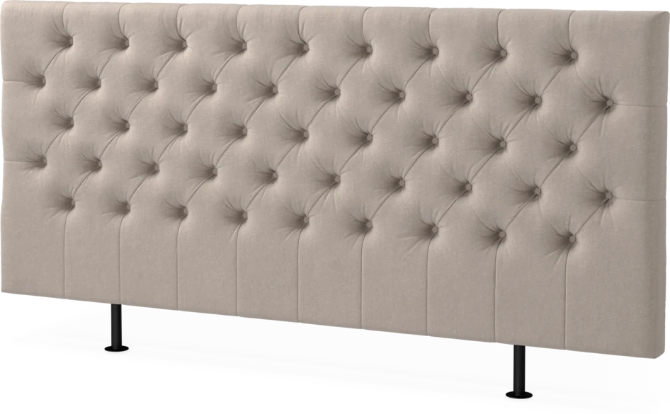 Cape pikerad - Sänggavel, 90-210 cm - Beige