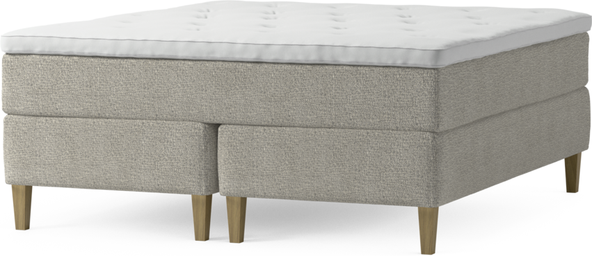 Delux Dream - Kontinentalsäng, dubbelsäng med bäddmadrass och sängben