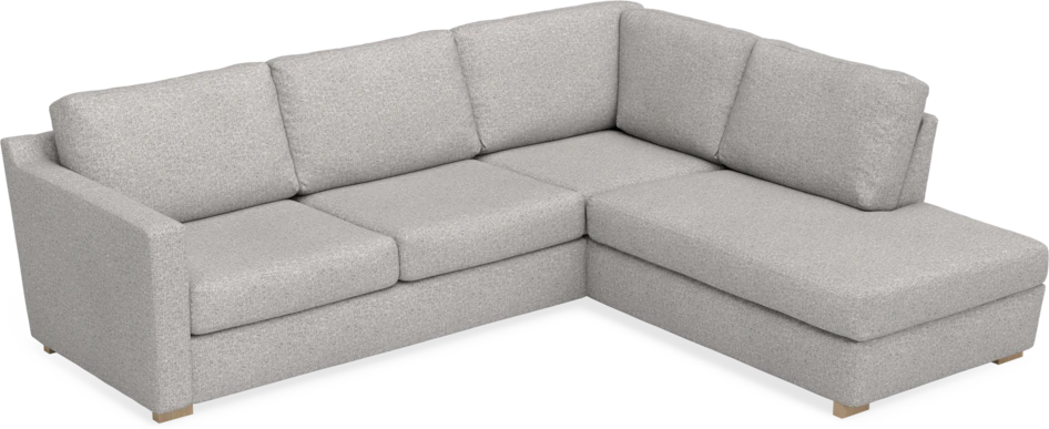 Friday - 2,5-sits soffa med divan höger - Vit