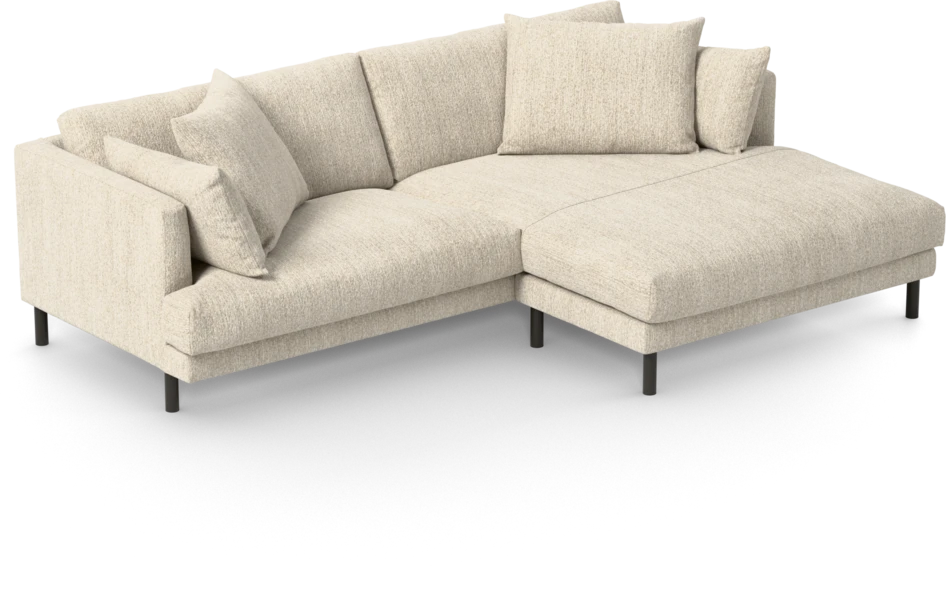 Harper - 4-sits med schäslong XL höger - Beige