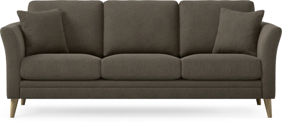 Eden - 3-sits soffa - Brun