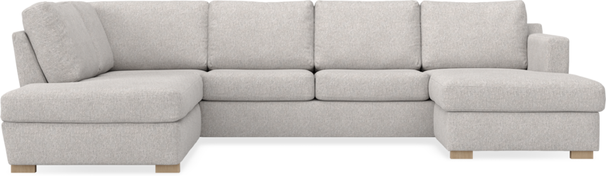 Friday - 3-sits soffa med divan vänster och schäslong höger - Grå