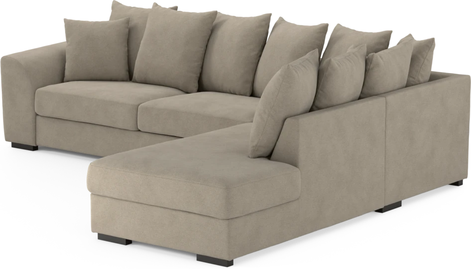 Town - 3-sits soffa med divan höger - Beige