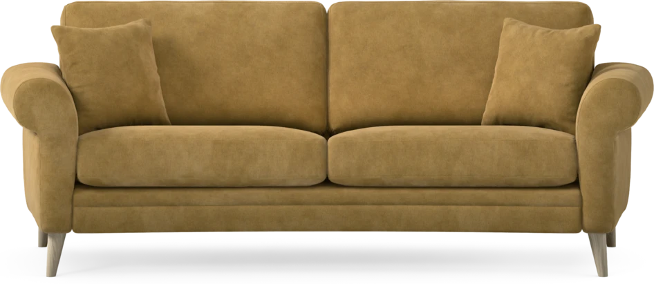 Eden - 2,5-sits soffa svängd - Gul