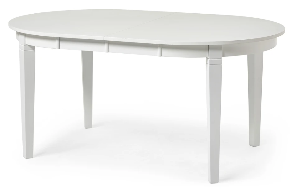 Alva - Matbord, L 160-210 cm - Vit