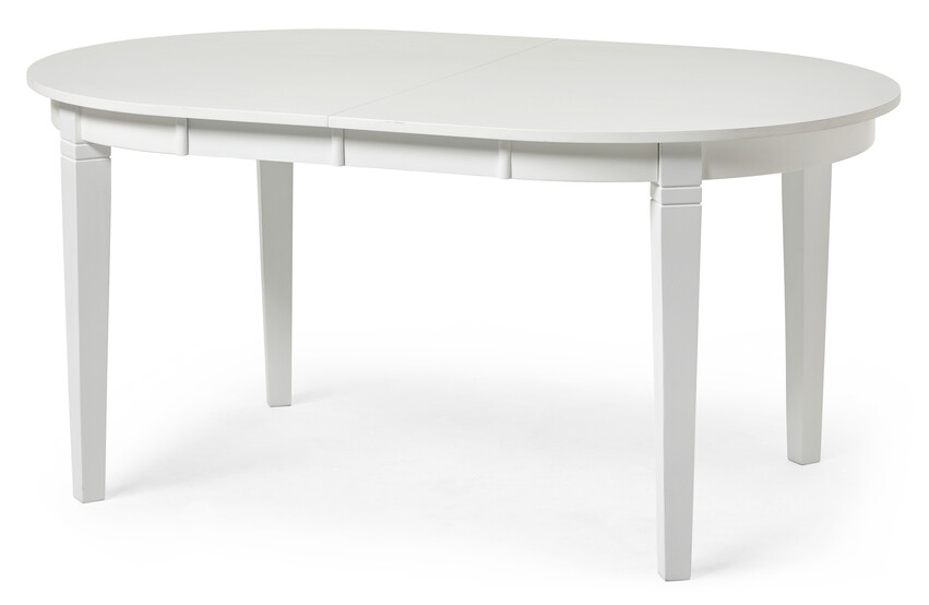 Alva - Matbord, L 160-210 cm - Vit
