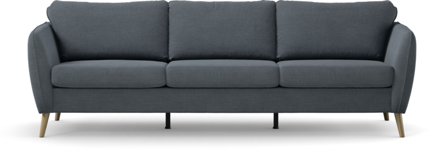 County - 3-sits soffa - Blå