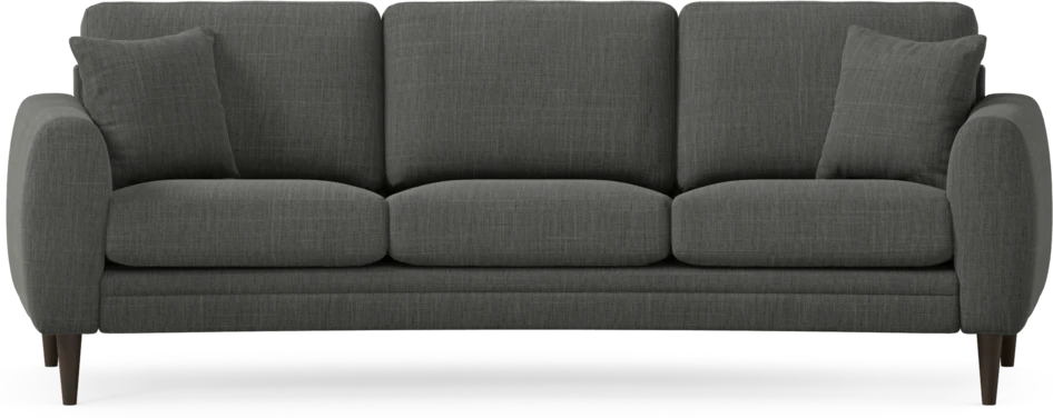 Eden - 3-sits soffa svängd - Grå