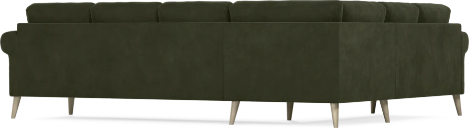 Eden - Hörnsoffa, 2+3-sits - Grön