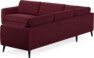 Bridge - Hörnsoffa, 3+3-sits - Röd