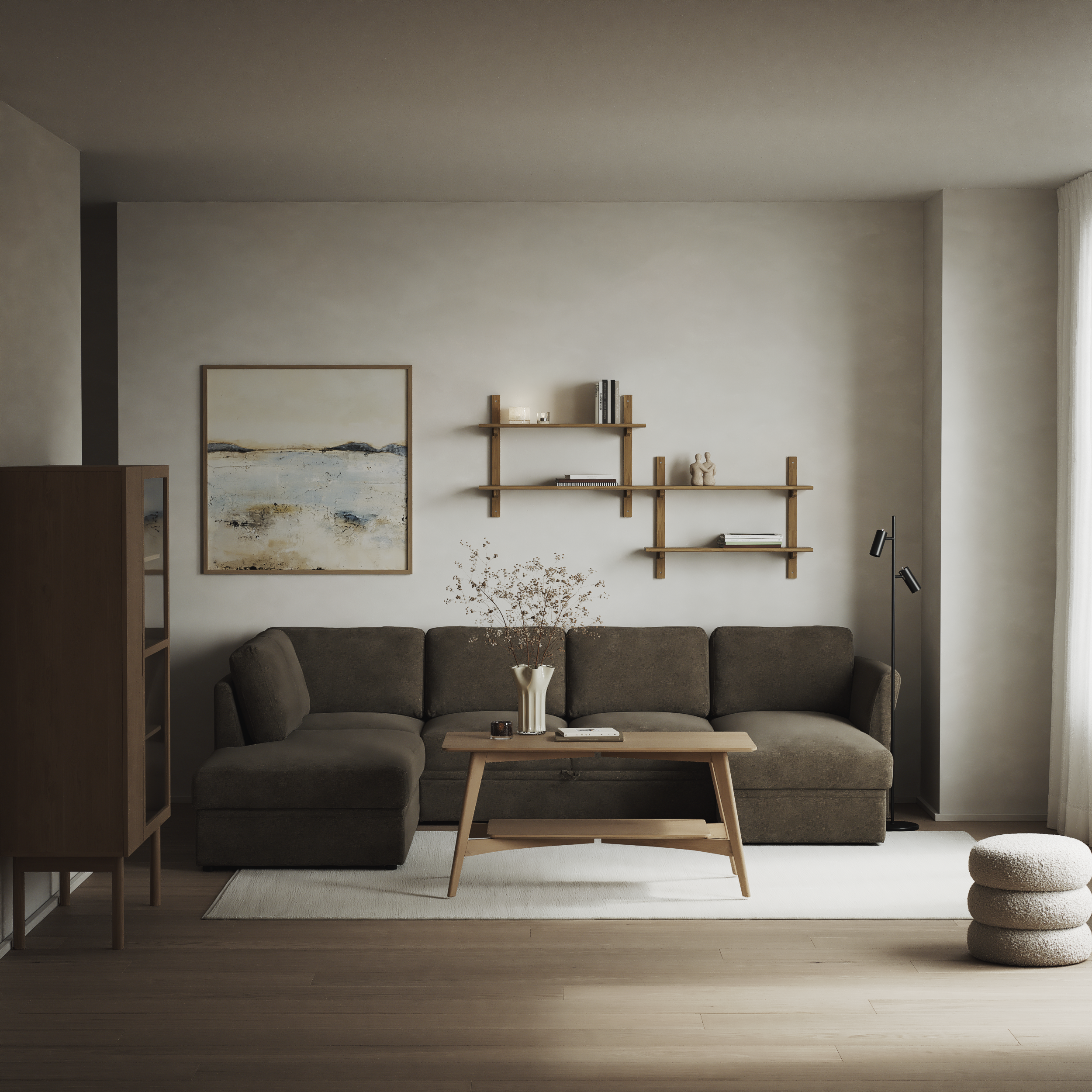 Öland - Bäddsoffa med divan vänster och schäslong höger - inspiration