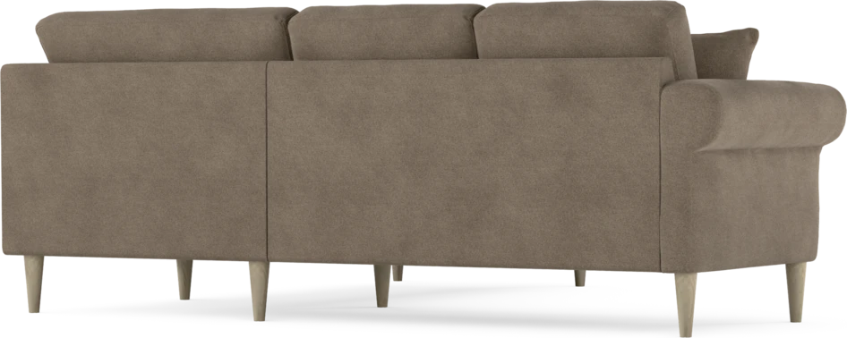 Eden - Hörnsoffa, 2+2-sits - Brun