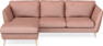 Madison Lux - 2-sits soffa med schäslong vänster - Röd