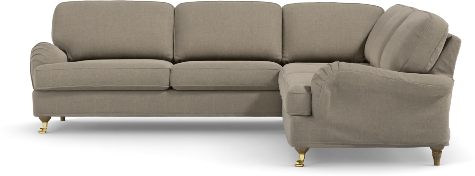 Oxford - Hörnsoffa 2,5+2,5-sits - Beige