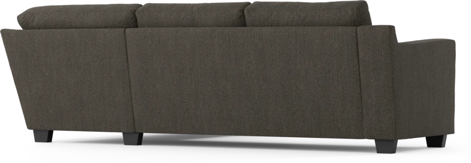 Friday - 2,5-sits soffa med divan höger - Brun