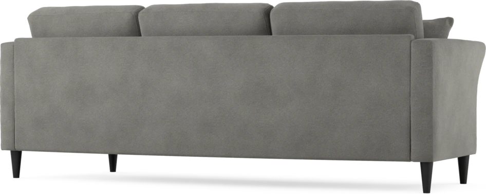 Eden - 3-sits soffa svängd - Grå