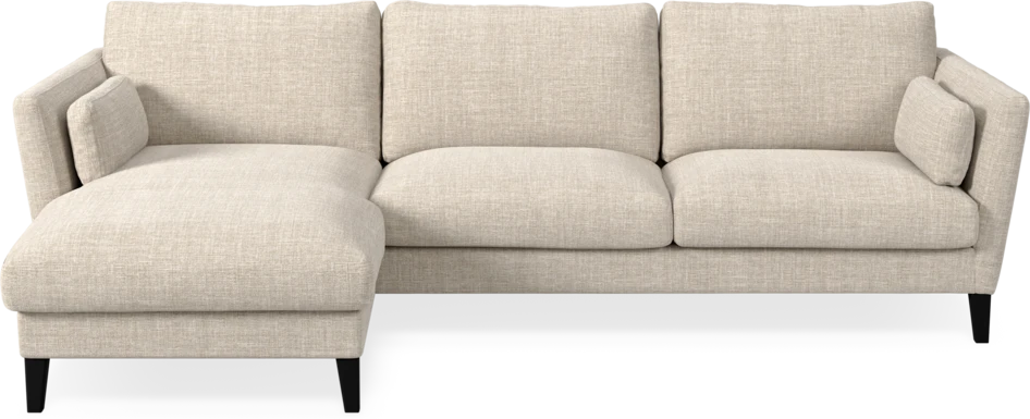 Winston - 3-sits soffa med schäslong, vändbar - Beige