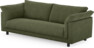 Cherrie - 3-sits soffa, hel dyna, fast klädsel - Grön
