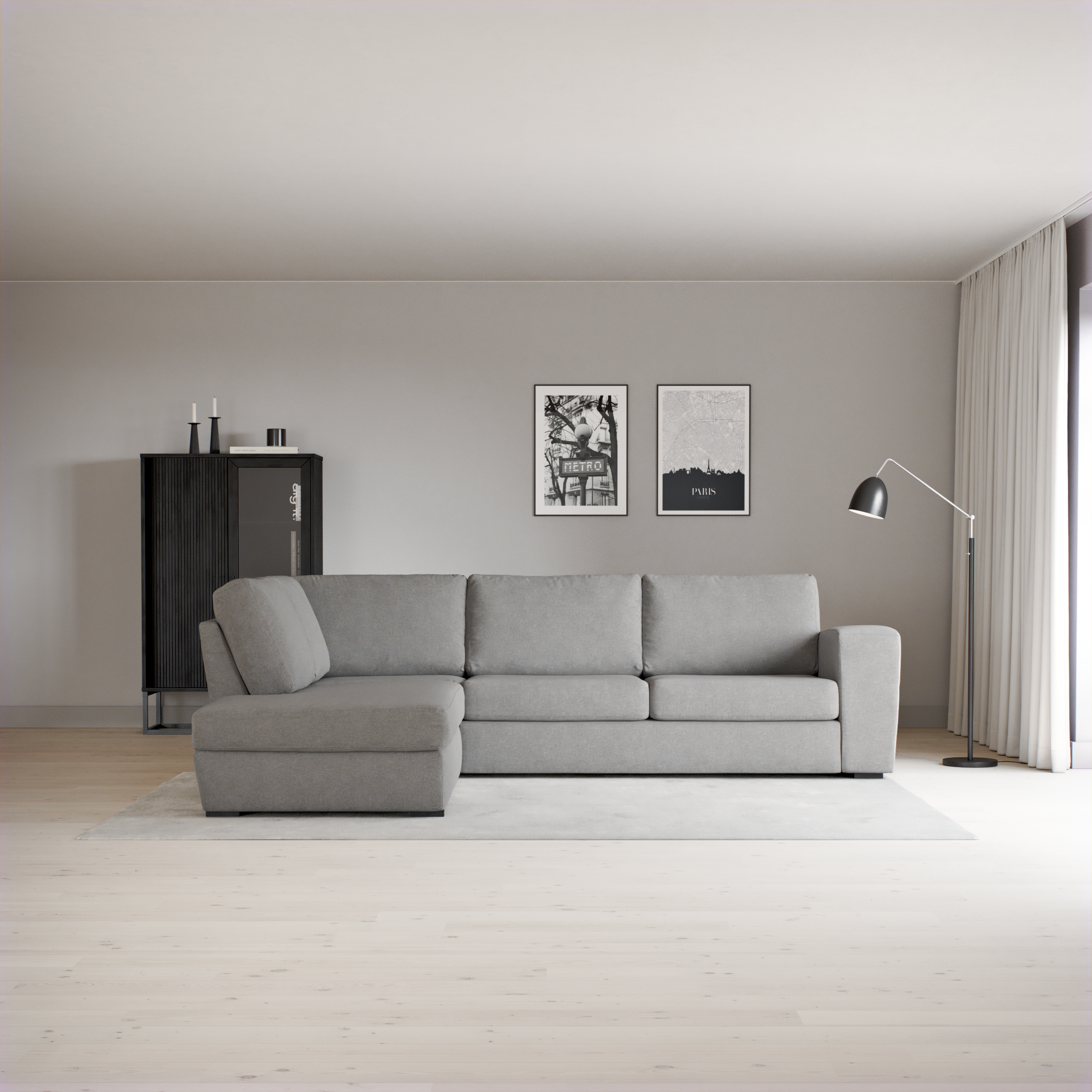 Friday - 2,5-sits soffa med divan vänster - inspiration