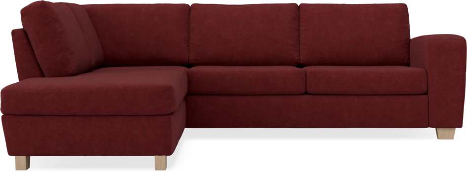 Friday - 2,5-sits soffa med divan vänster - Rosa