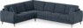 Eden - Hörnsoffa, 2+3-sits - Blå