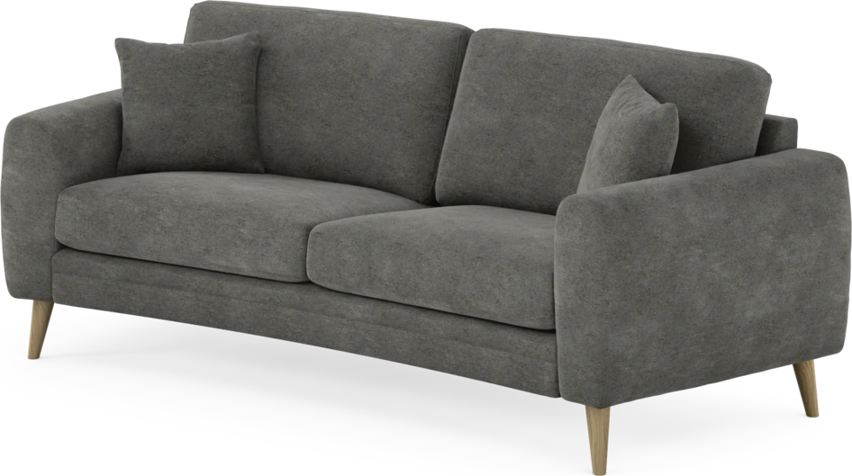Eden - 2,5-sits soffa svängd - Grå