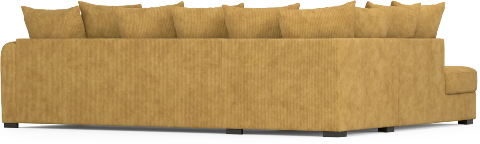 Town - 3-sits soffa med divan vänster - Gul