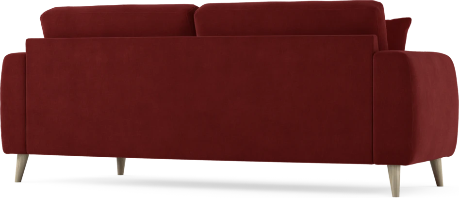 Eden - 2,5-sits soffa svängd - Röd