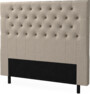 Delux Pikerad XL - Sänggavel, 90-210 cm - Beige